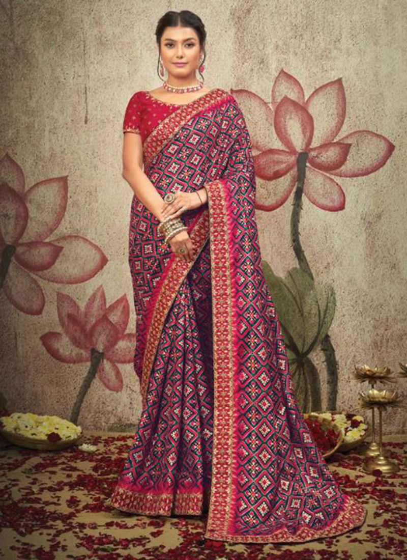 Light Pink Colour NORITA 42400 SERIES GATHA Mahotsav New Latest Designer Ethnic Wear Silk Saree Collection 42415